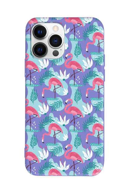 Cold Flamingo Lansman Model İçi Kadife Silikon Telefon Kılıfı