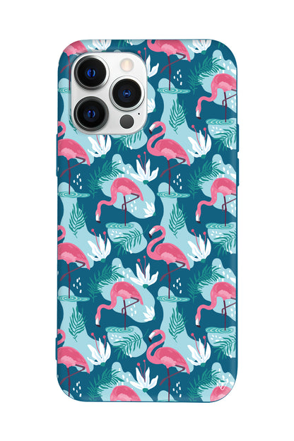 Cold Flamingo Lansman Model İçi Kadife Silikon Telefon Kılıfı