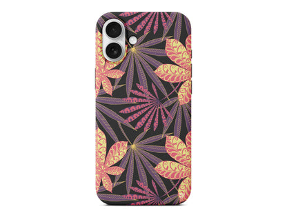 India Floral Lansman Model İçi Kadife Silikon Telefon Kılıfı