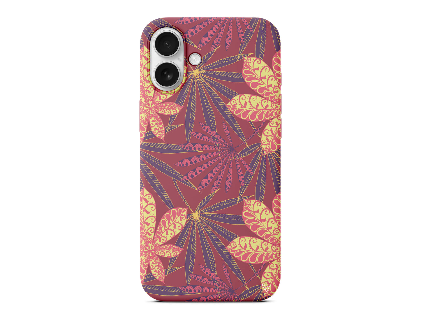 India Floral Lansman Model İçi Kadife Silikon Telefon Kılıfı