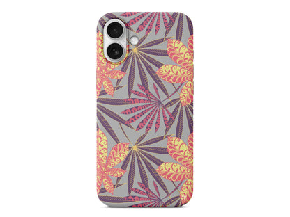 India Floral Lansman Model İçi Kadife Silikon Telefon Kılıfı