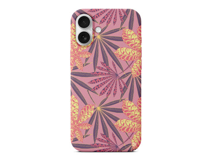 India Floral Lansman Model İçi Kadife Silikon Telefon Kılıfı