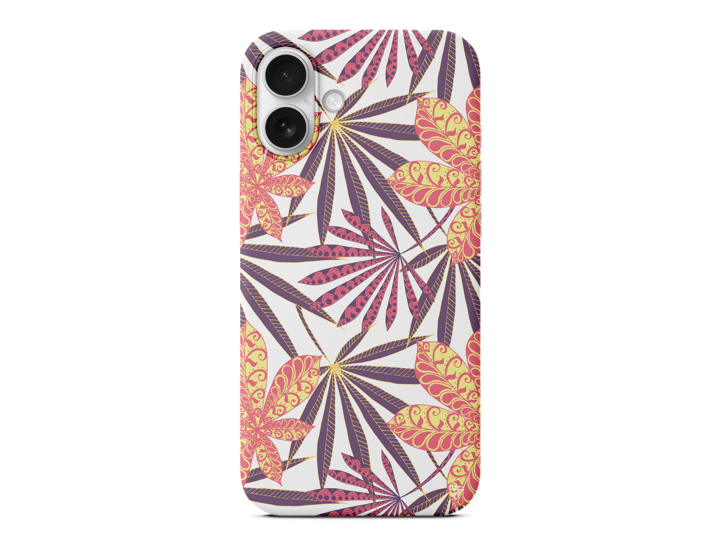 India Floral Lansman Model İçi Kadife Silikon Telefon Kılıfı