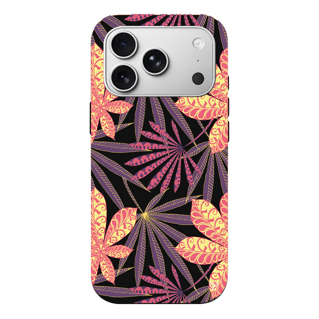 India Floral Lansman Model İçi Kadife Silikon Telefon Kılıfı