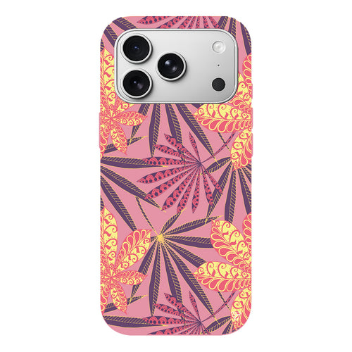 India Floral Lansman Model İçi Kadife Silikon Telefon Kılıfı