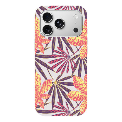 India Floral Lansman Model İçi Kadife Silikon Telefon Kılıfı