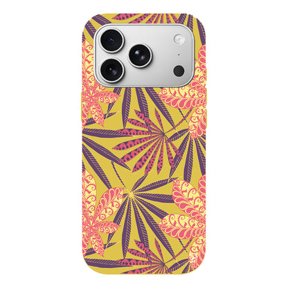 India Floral Lansman Model İçi Kadife Silikon Telefon Kılıfı