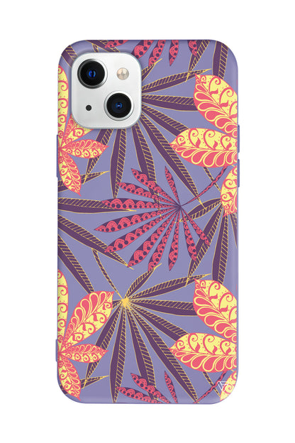 India Floral Lansman Model İçi Kadife Silikon Telefon Kılıfı – Plus Serisine Özel