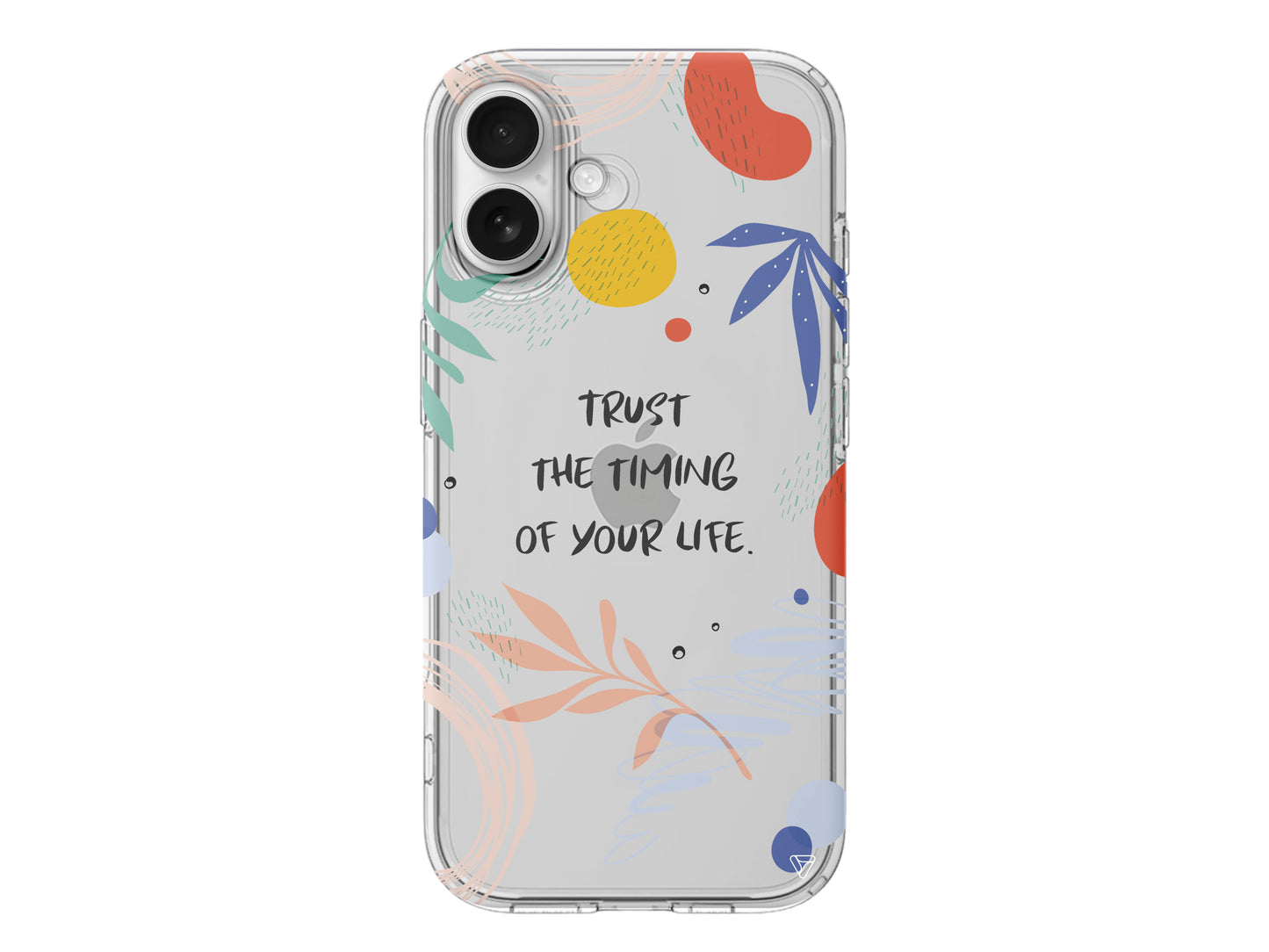 Trust The Timing Lansman Model İçi Kadife Silikon Telefon Kılıfı