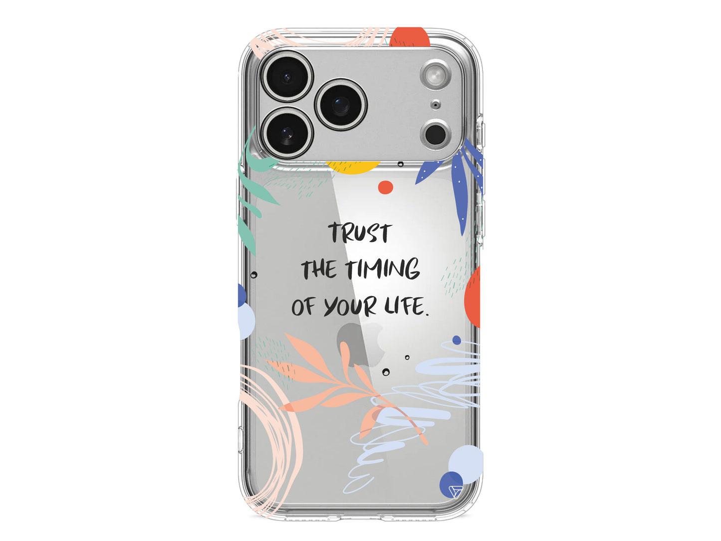 Trust The Timing Lansman Model İçi Kadife Silikon Telefon Kılıfı