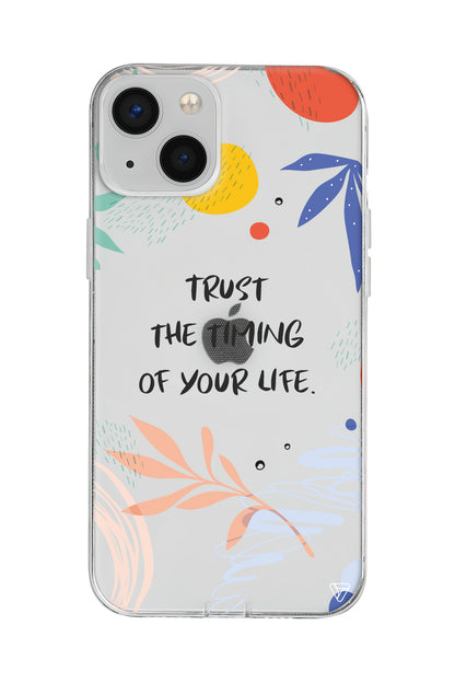 Trust The Timing Lansman Model İçi Kadife Silikon Telefon Kılıfı – Plus Serisine Özel