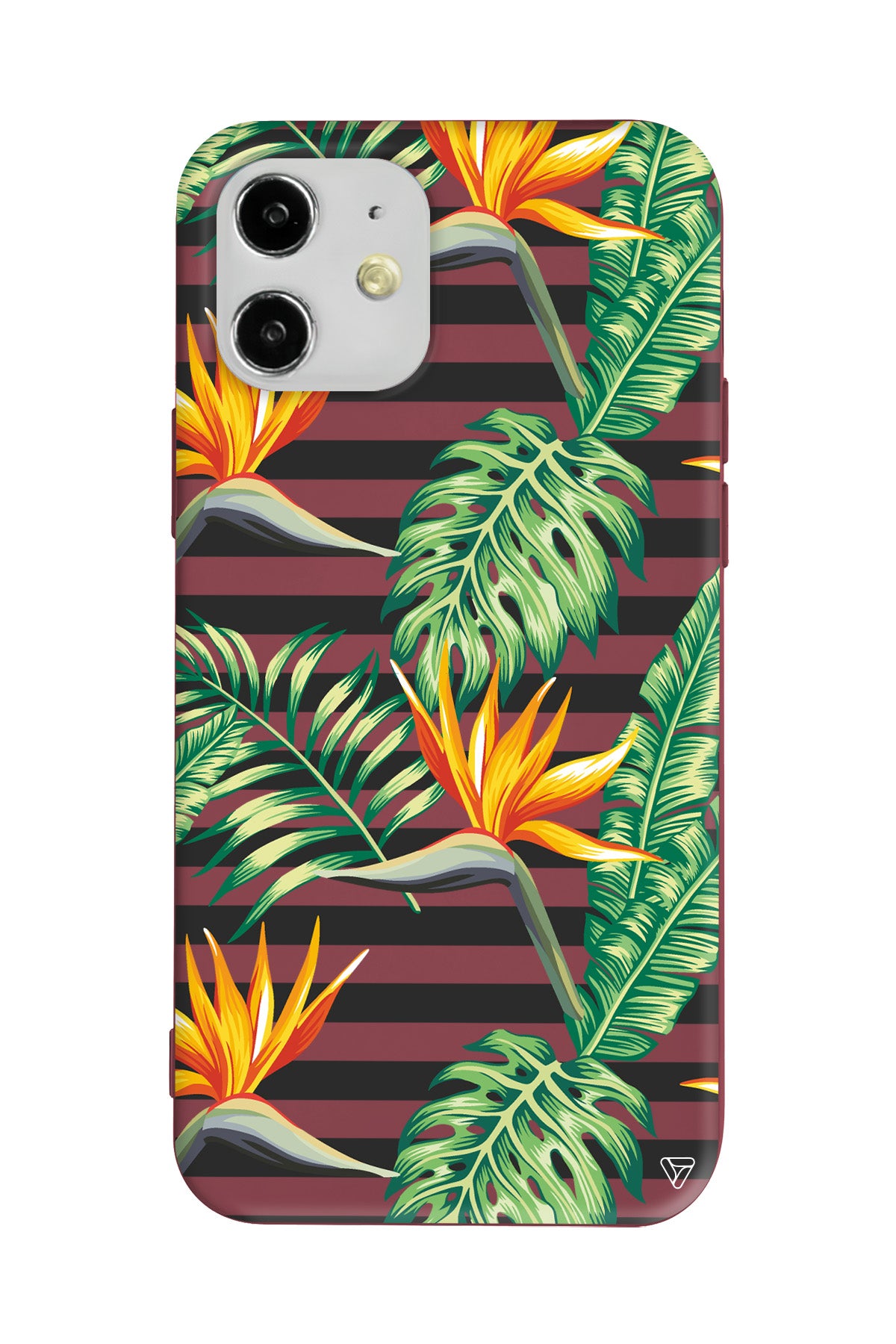 Botanic Line Lansman Model İçi Kadife Silikon Telefon Kılıfı