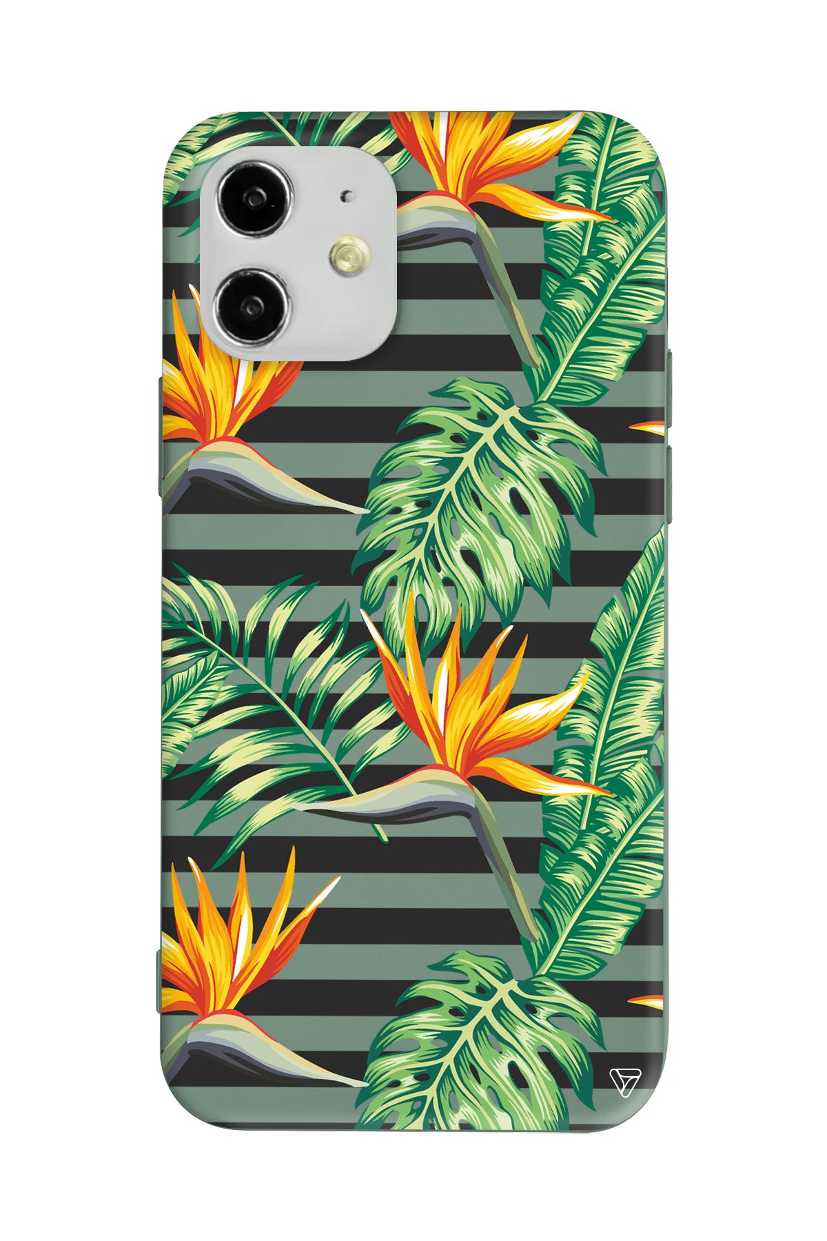 Botanic Line Lansman Model İçi Kadife Silikon Telefon Kılıfı