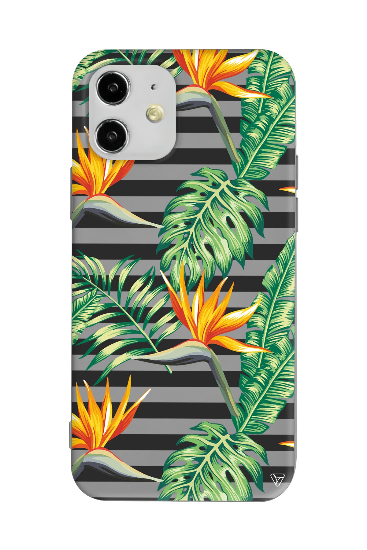 Botanic Line Lansman Model İçi Kadife Silikon Telefon Kılıfı