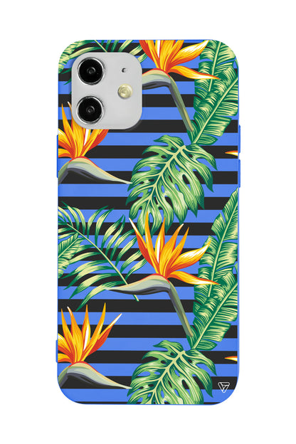 Botanic Line Lansman Model İçi Kadife Silikon Telefon Kılıfı