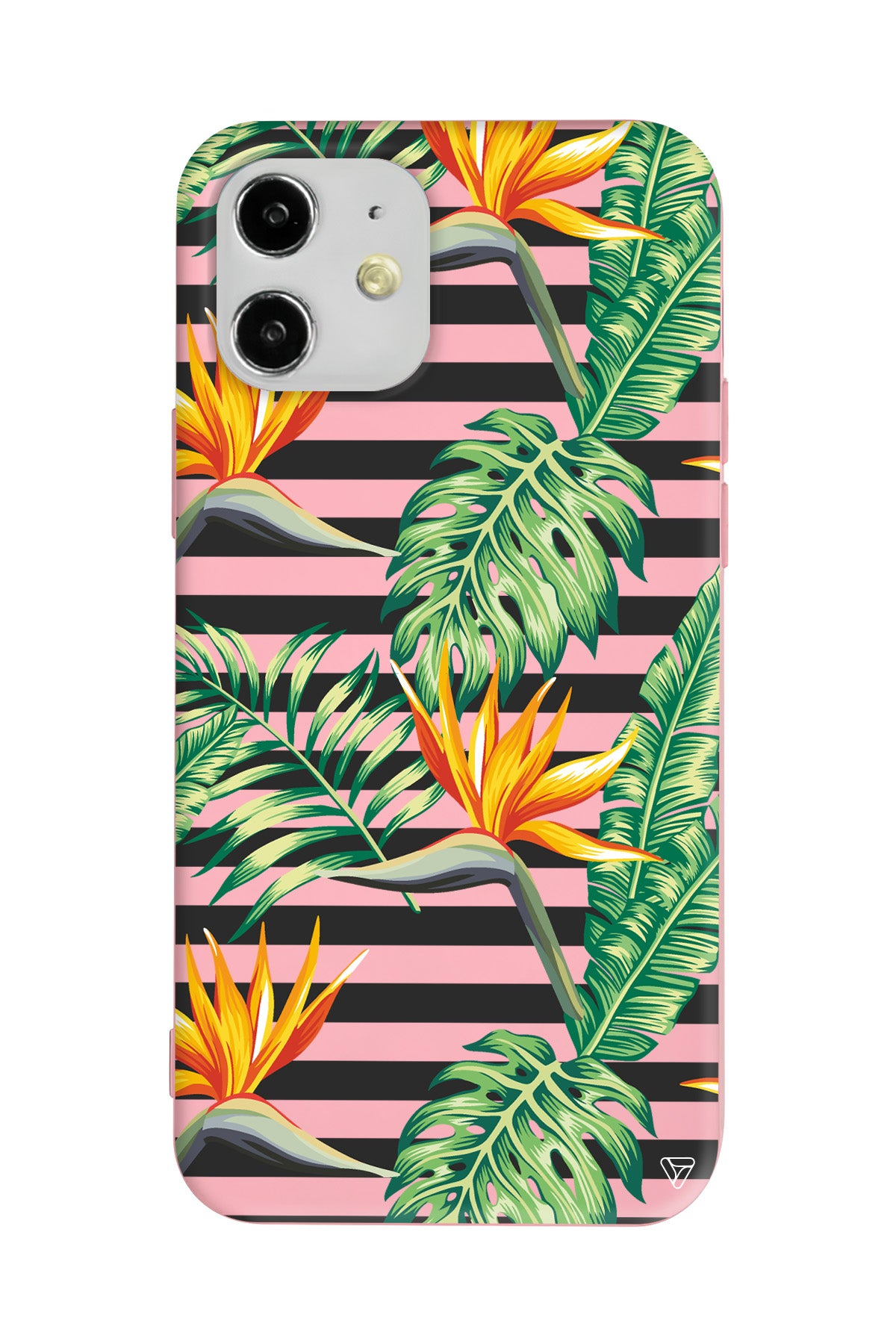 Botanic Line Lansman Model İçi Kadife Silikon Telefon Kılıfı