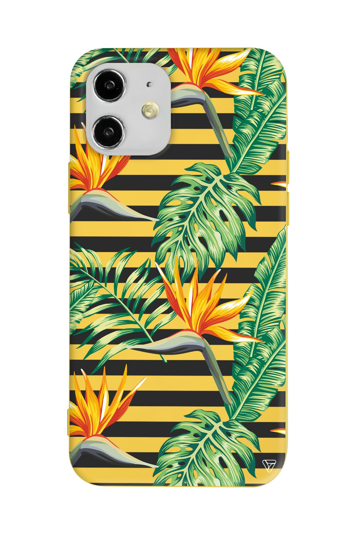 Botanic Line Lansman Model İçi Kadife Silikon Telefon Kılıfı