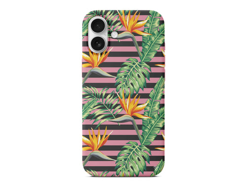 Botanic Line Lansman Model İçi Kadife Silikon Telefon Kılıfı – Plus Serisine Özel