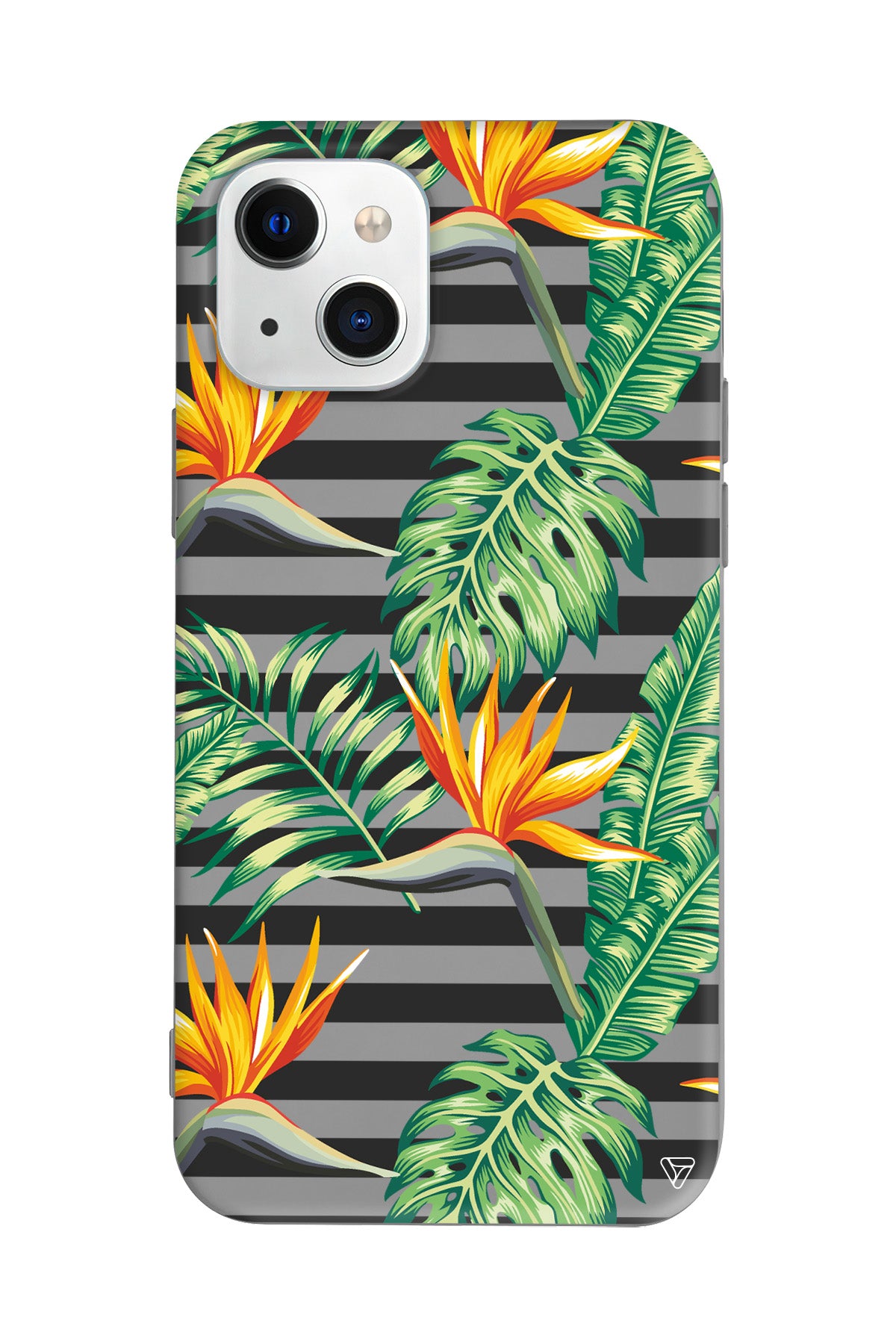 Botanic Line Lansman Model İçi Kadife Silikon Telefon Kılıfı