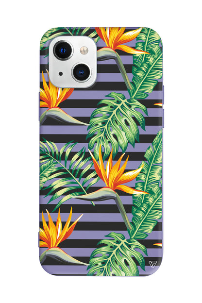 Botanic Line Lansman Model İçi Kadife Silikon Telefon Kılıfı