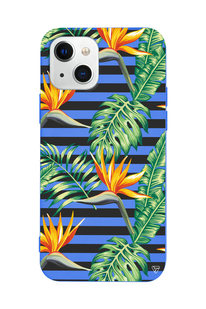 Botanic Line Lansman Model İçi Kadife Silikon Telefon Kılıfı – Plus Serisine Özel