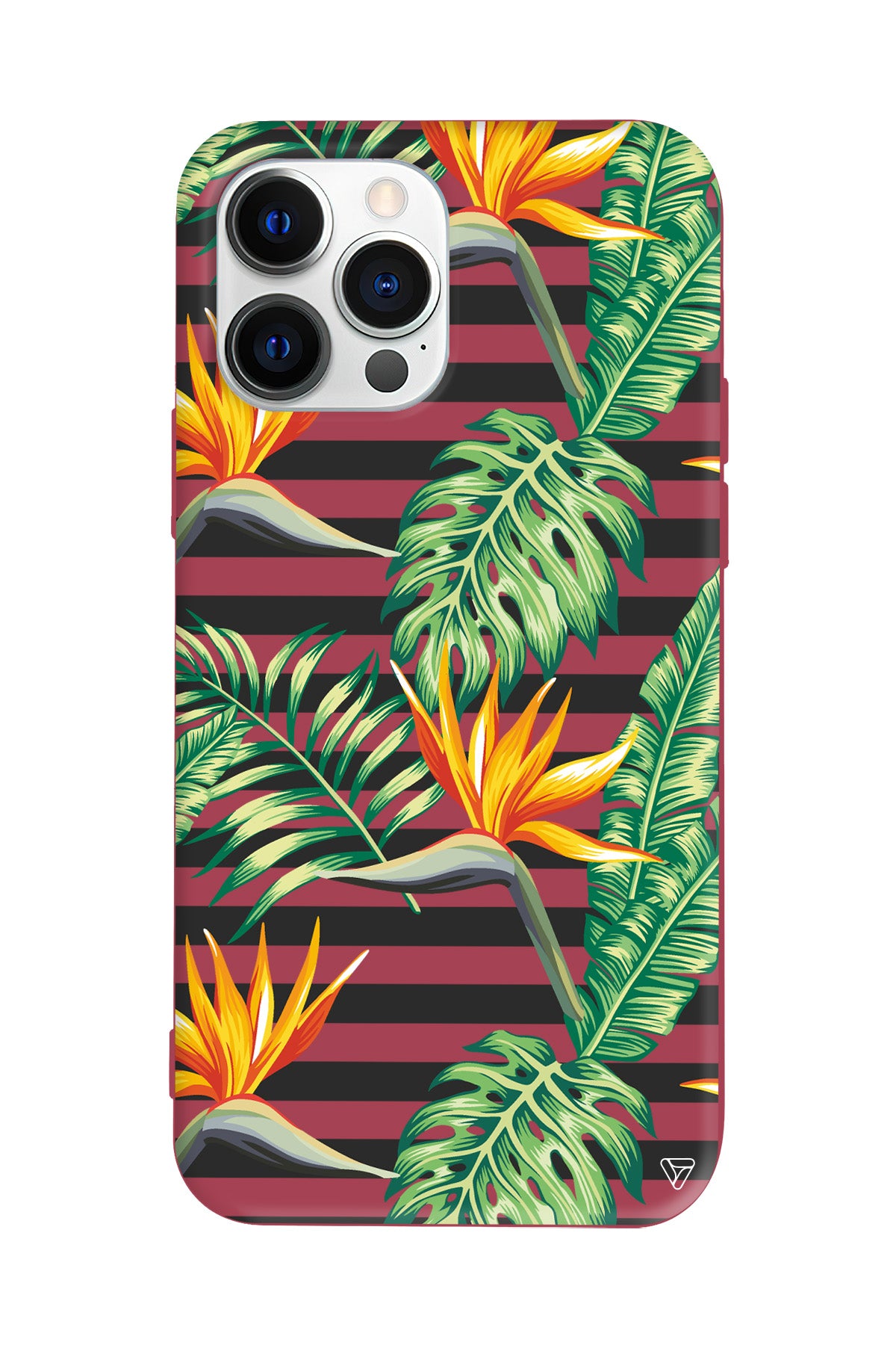 Botanic Line Lansman Model İçi Kadife Silikon Telefon Kılıfı