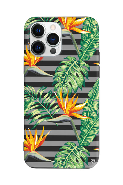 Botanic Line Lansman Model İçi Kadife Silikon Telefon Kılıfı