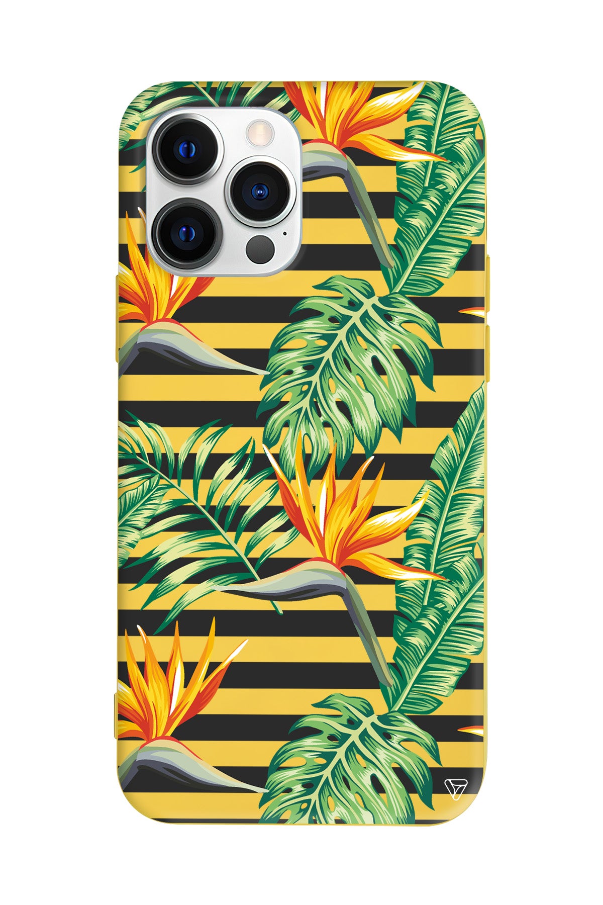 Botanic Line Lansman Model İçi Kadife Silikon Telefon Kılıfı