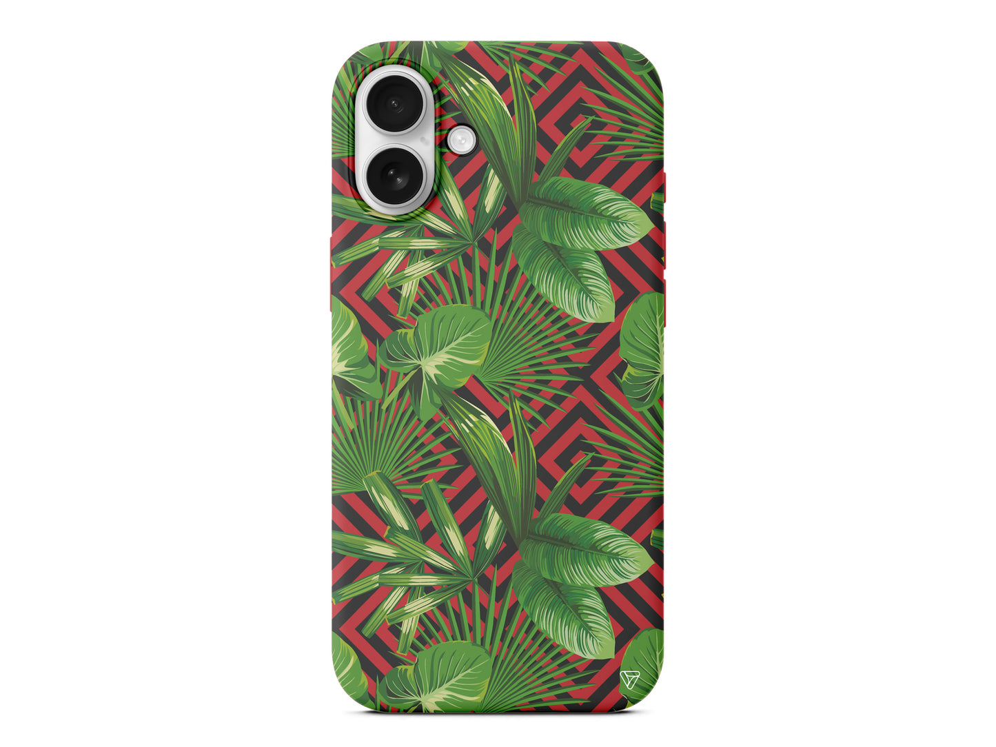 Tropik Çiçekler Lansman Model İçi Kadife Silikon Telefon Kılıfı – Plus Serisine Özel