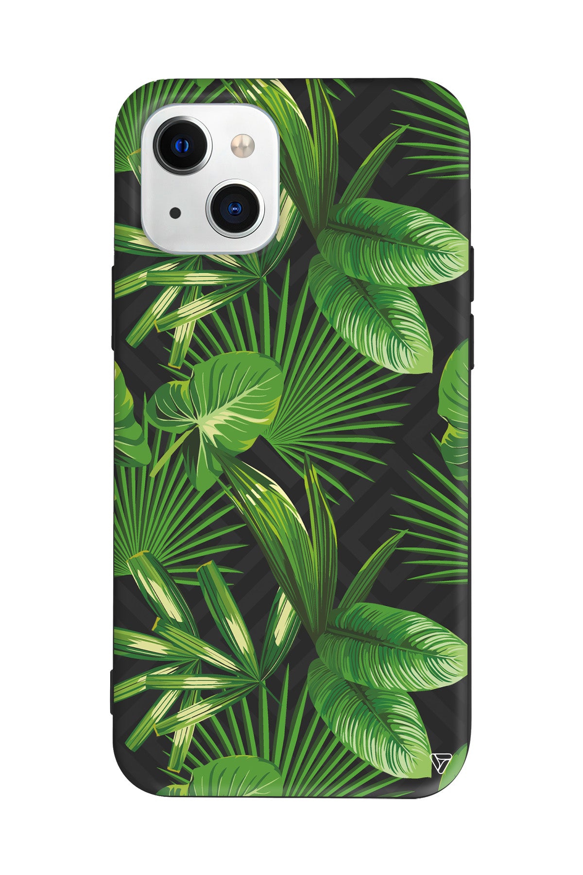 Tropik Çiçekler Lansman Model İçi Kadife Silikon Telefon Kılıfı