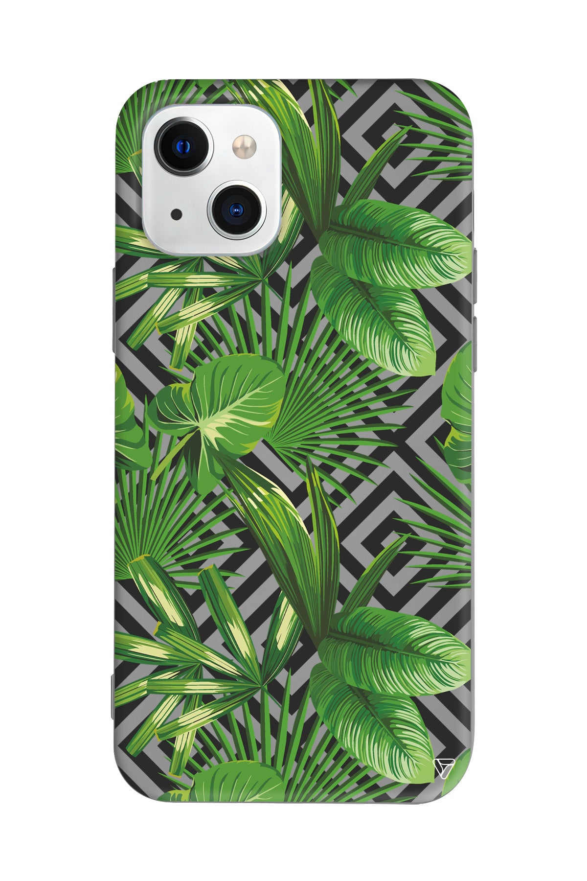 Tropik Çiçekler Lansman Model İçi Kadife Silikon Telefon Kılıfı – Plus Serisine Özel