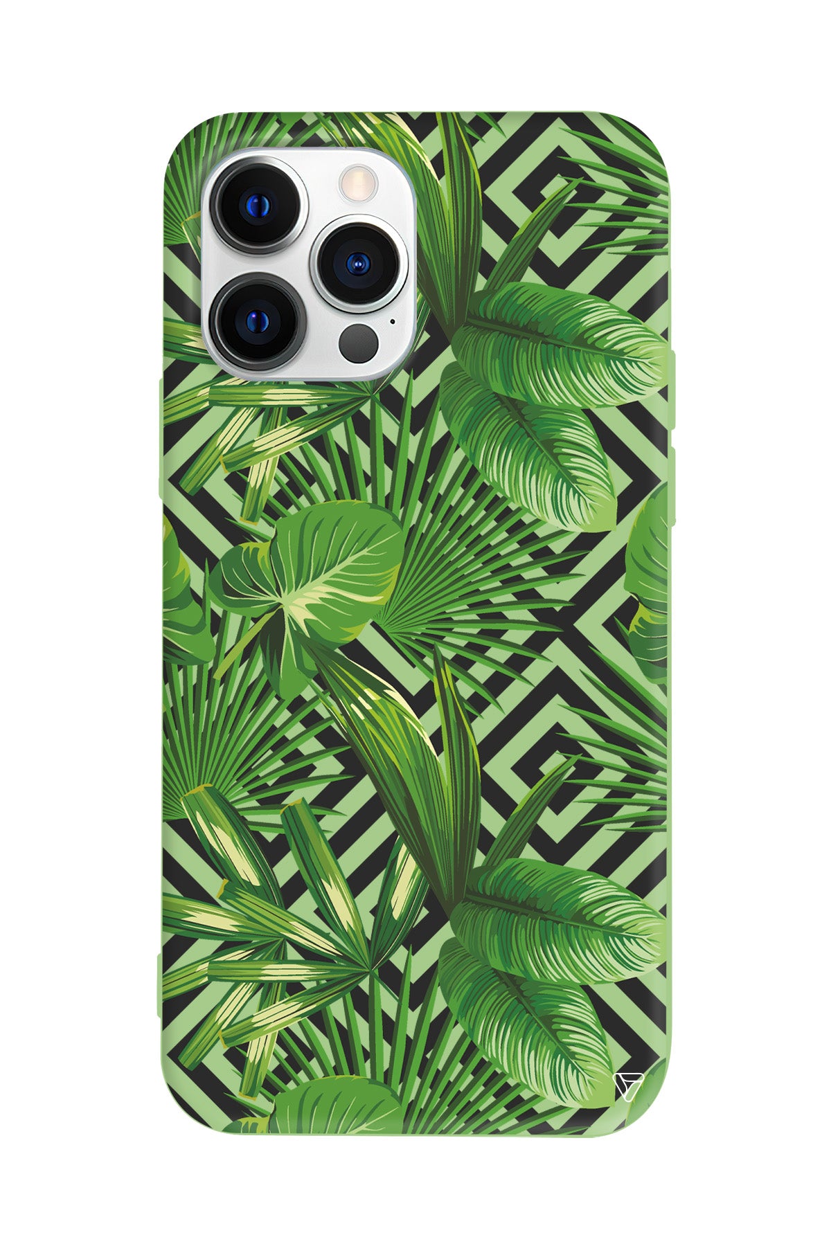 Tropik Çiçekler Lansman Model İçi Kadife Silikon Telefon Kılıfı