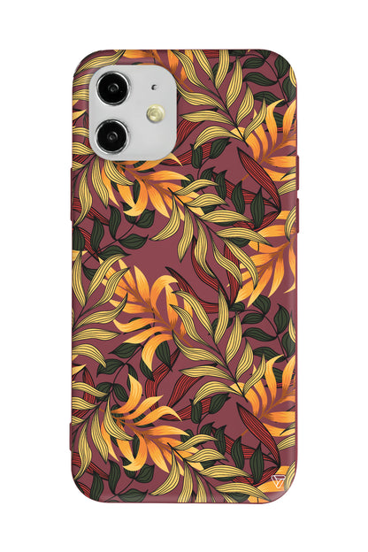 Floral Aura Lansman Model İçi Kadife Silikon Telefon Kılıfı