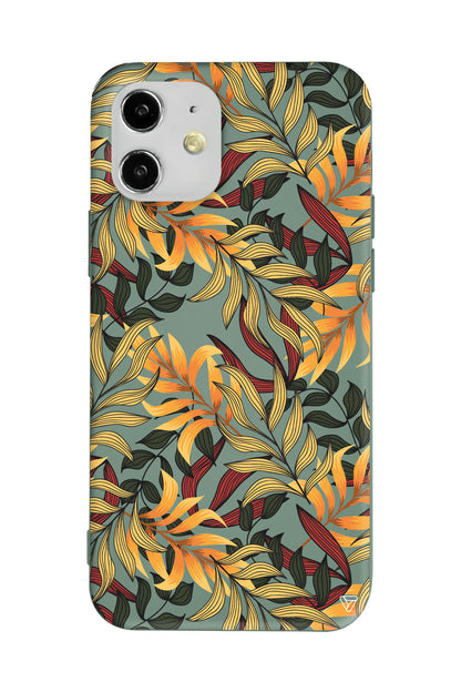 Floral Aura Lansman Model İçi Kadife Silikon Telefon Kılıfı