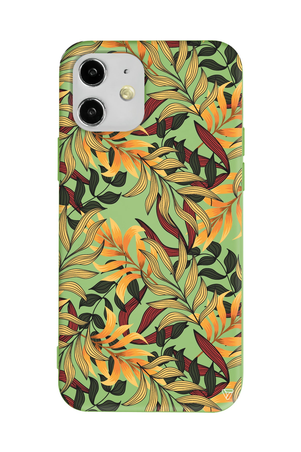 Floral Aura Lansman Model İçi Kadife Silikon Telefon Kılıfı