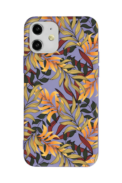 Floral Aura Lansman Model İçi Kadife Silikon Telefon Kılıfı