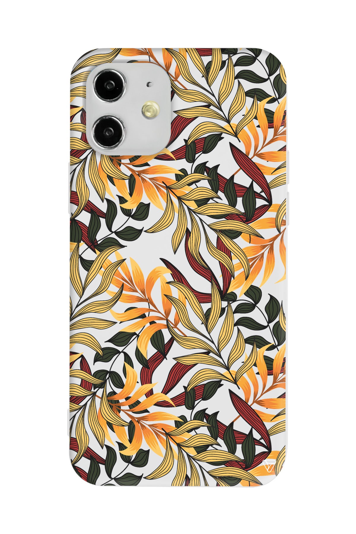 Floral Aura Lansman Model İçi Kadife Silikon Telefon Kılıfı