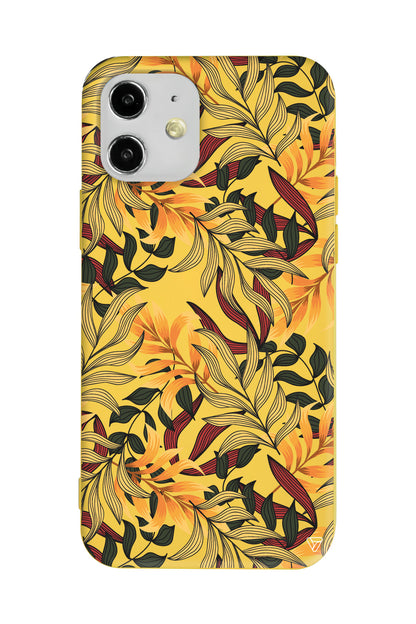 Floral Aura Lansman Model İçi Kadife Silikon Telefon Kılıfı