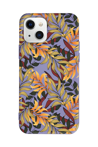 Floral Aura Lansman Model İçi Kadife Silikon Telefon Kılıfı