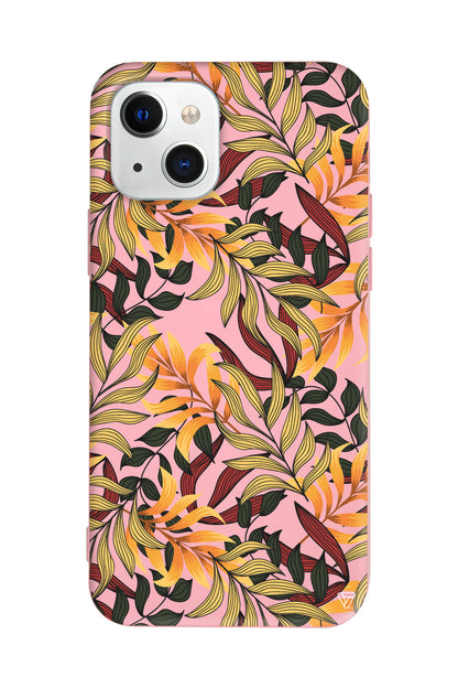 Floral Aura Lansman Model İçi Kadife Silikon Telefon Kılıfı – Plus Serisine Özel