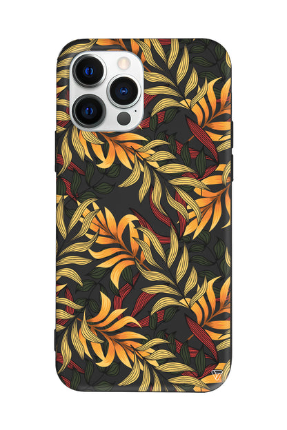 Floral Aura Lansman Model İçi Kadife Silikon Telefon Kılıfı