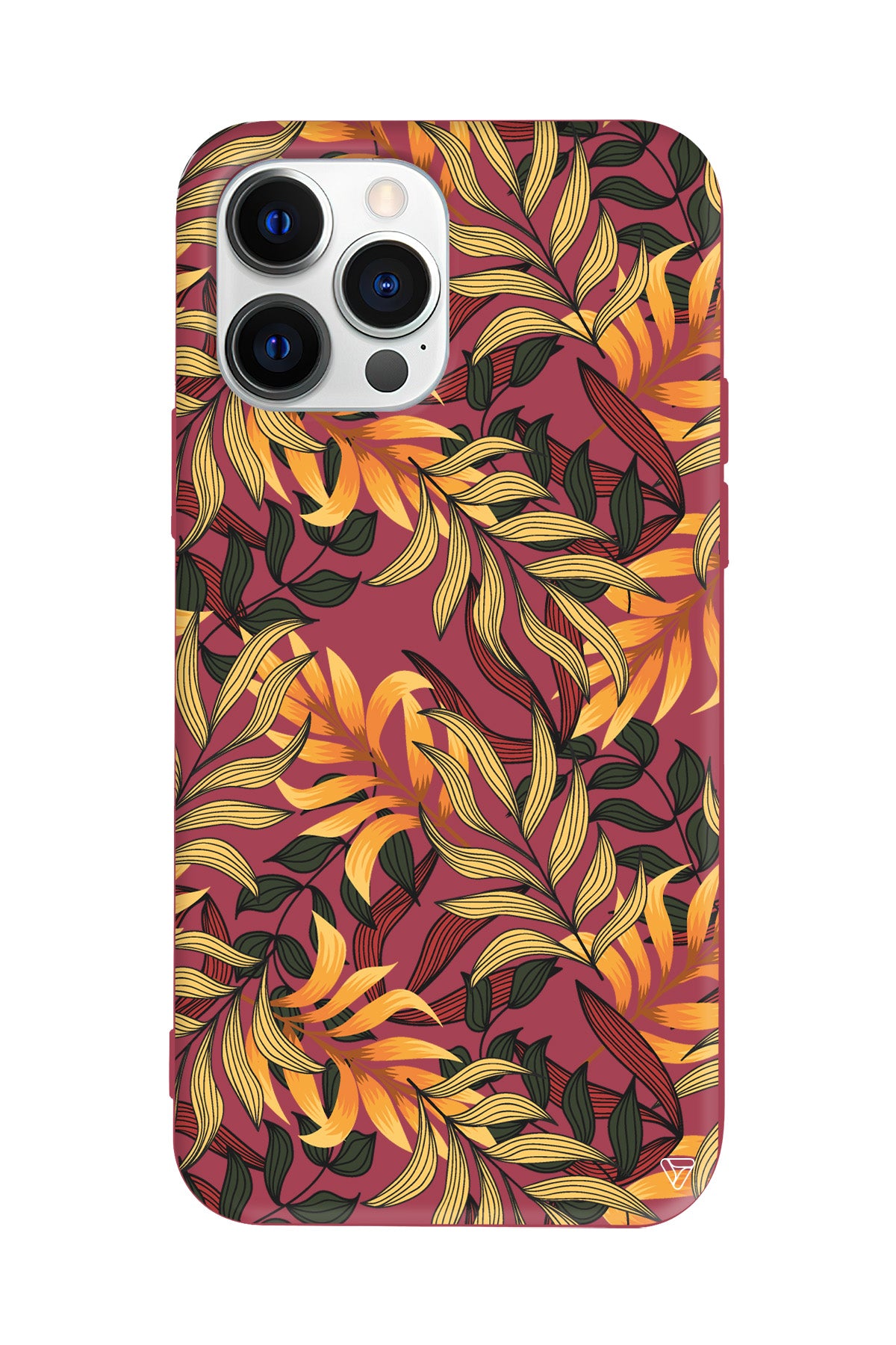 Floral Aura Lansman Model İçi Kadife Silikon Telefon Kılıfı