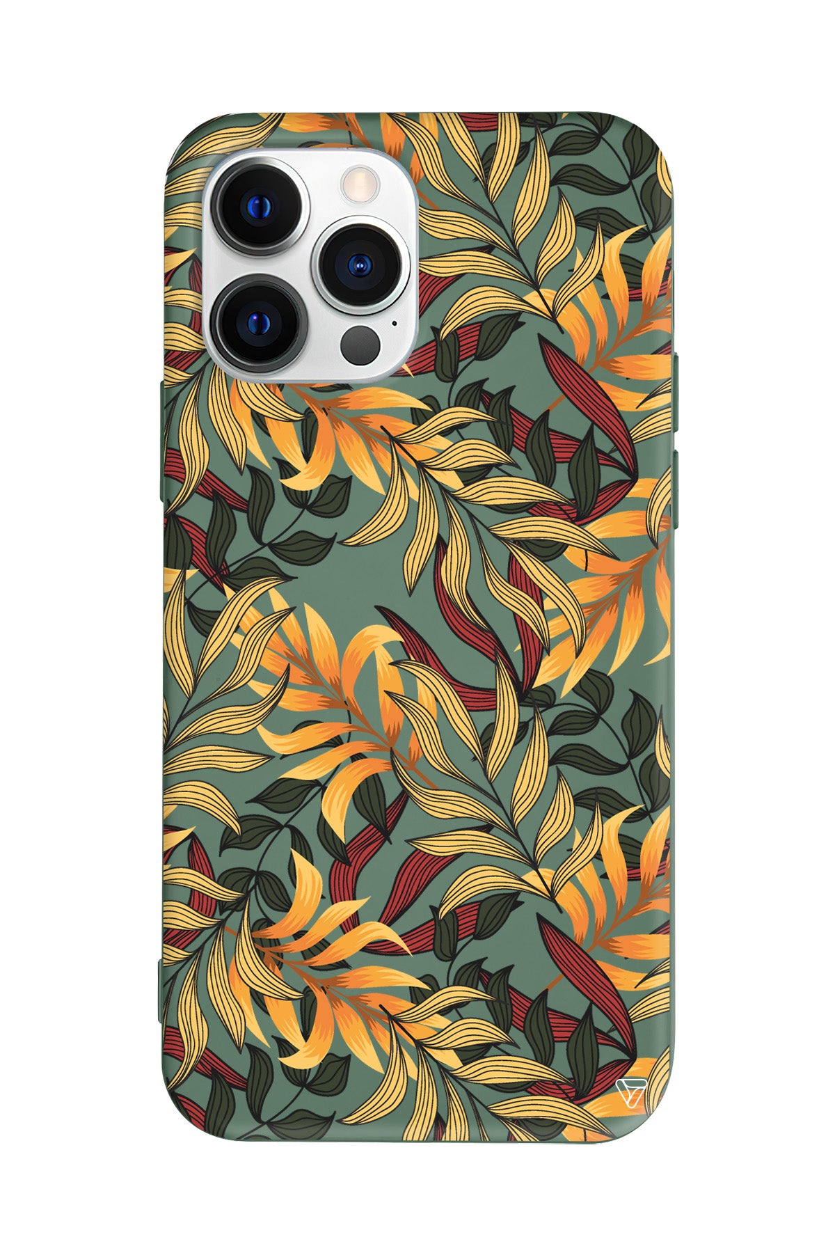 Floral Aura Lansman Model İçi Kadife Silikon Telefon Kılıfı