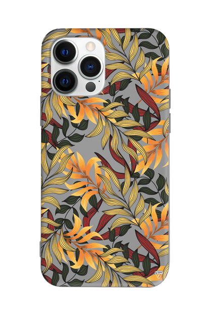 Floral Aura Lansman Model İçi Kadife Silikon Telefon Kılıfı