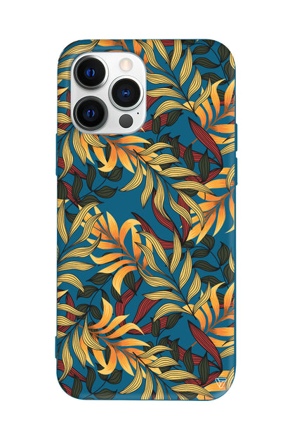 Floral Aura Lansman Model İçi Kadife Silikon Telefon Kılıfı