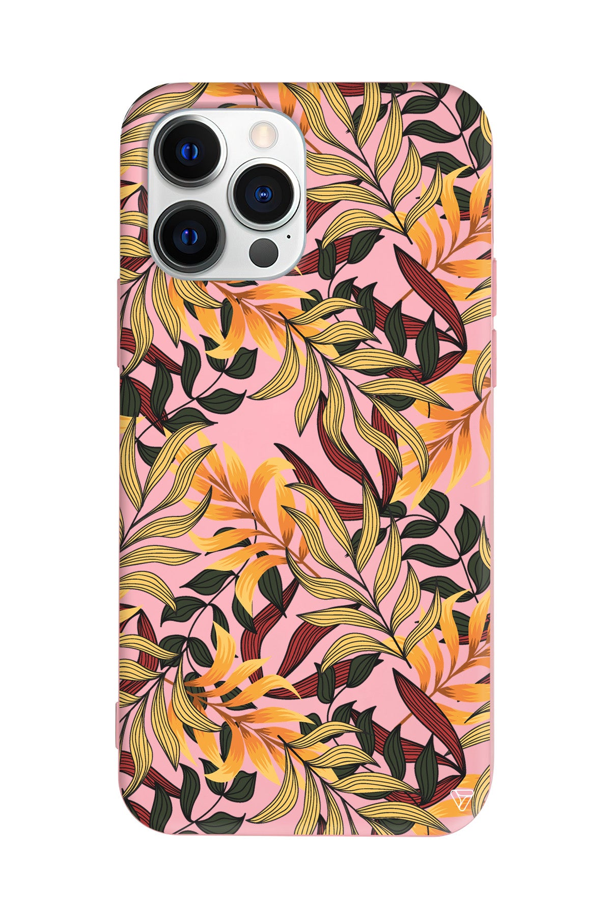 Floral Aura Lansman Model İçi Kadife Silikon Telefon Kılıfı