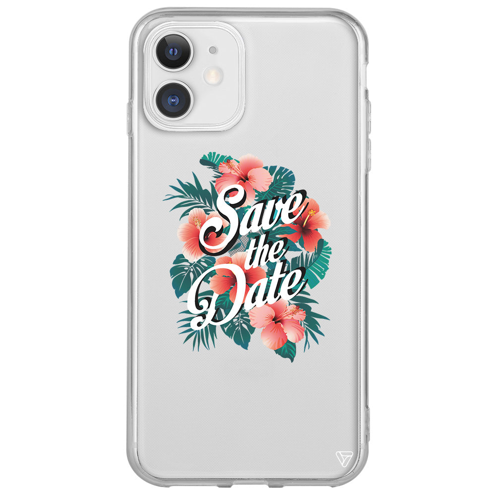 Save the Date Lansman Model İçi Kadife Silikon Telefon Kılıfı