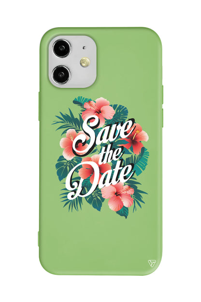 Save the Date Lansman Model İçi Kadife Silikon Telefon Kılıfı