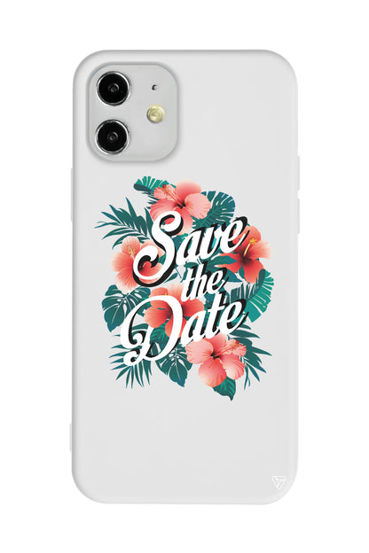 Save the Date Lansman Model İçi Kadife Silikon Telefon Kılıfı