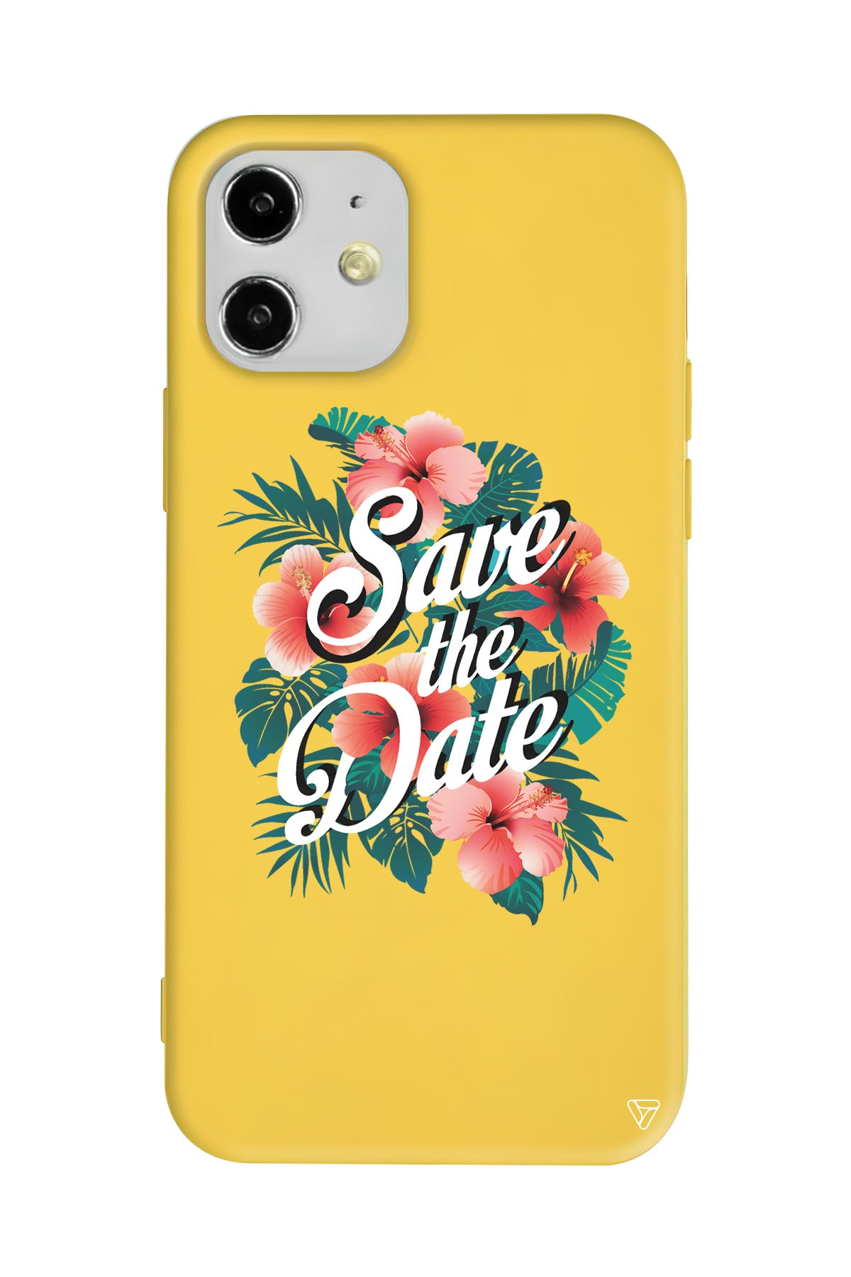 Save the Date Lansman Model İçi Kadife Silikon Telefon Kılıfı